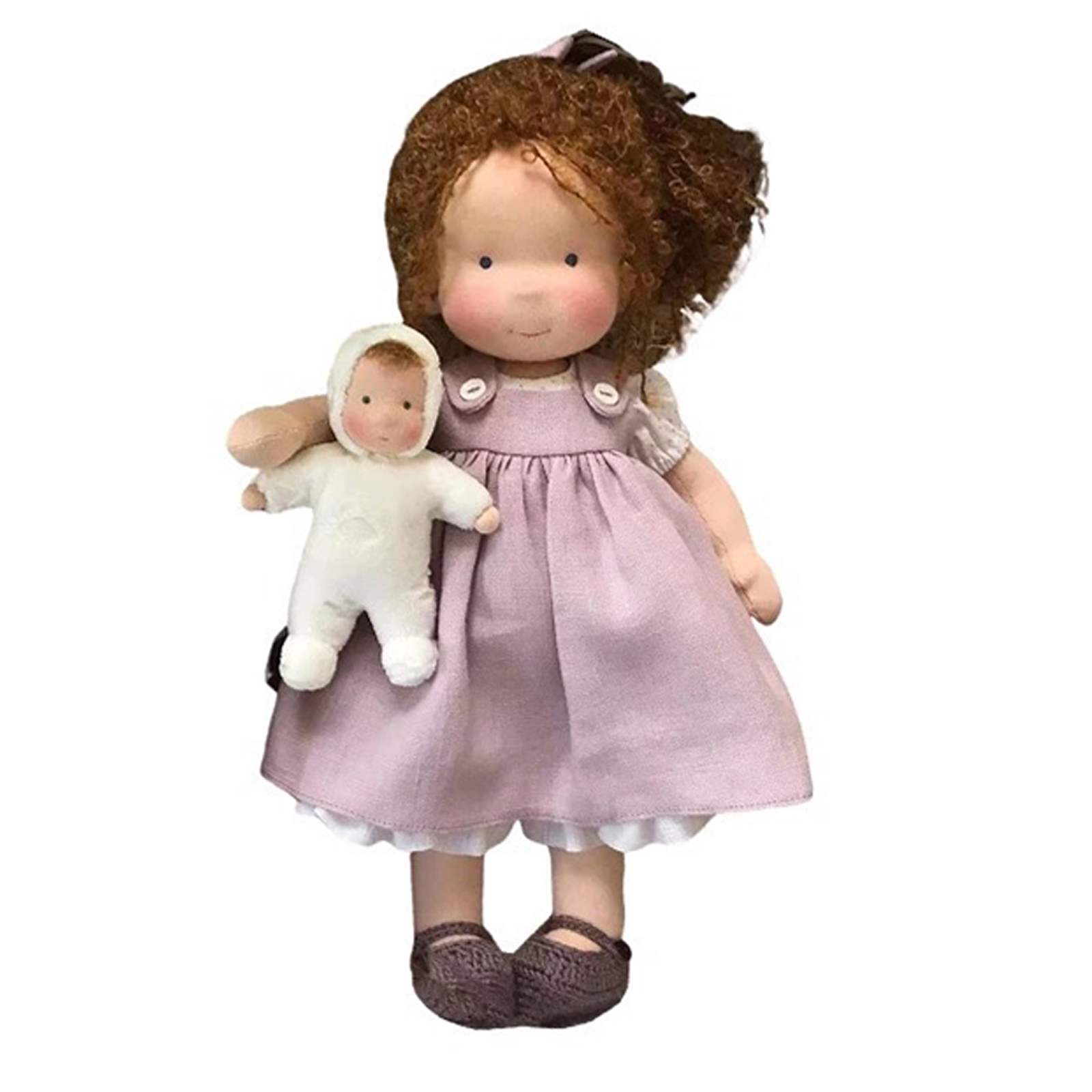 Waldorf Doll Plush Doll Handmade Beautiful Cotton Plush Doll Girls Birthday Gift